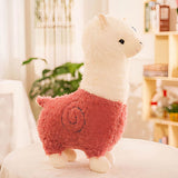 Alpaka Kuscheltier Bunt Rosa