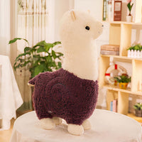 Alpaka Kuscheltier Bunt Lila