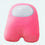 Among Us Kuscheltier Rosa