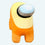 Among Us Kuscheltier Orange-Gelb