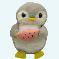 Atmendes Pinguin Kuscheltier Mit Spieluhr