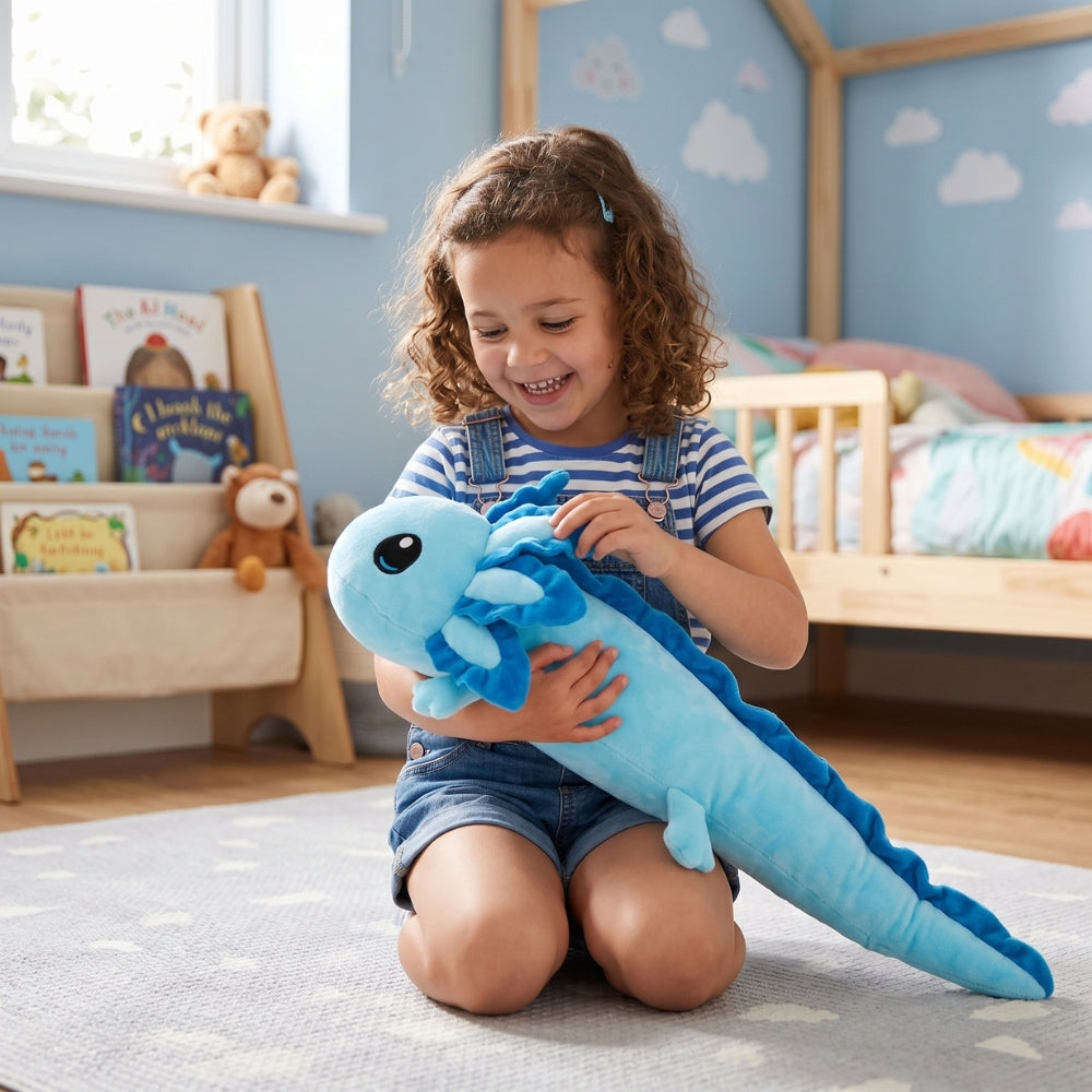Axolotl Kuscheltier Mit Großen Kiemen