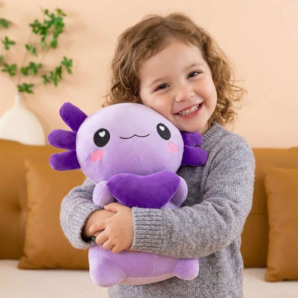 Axolotl Kuscheltier Mit Herz