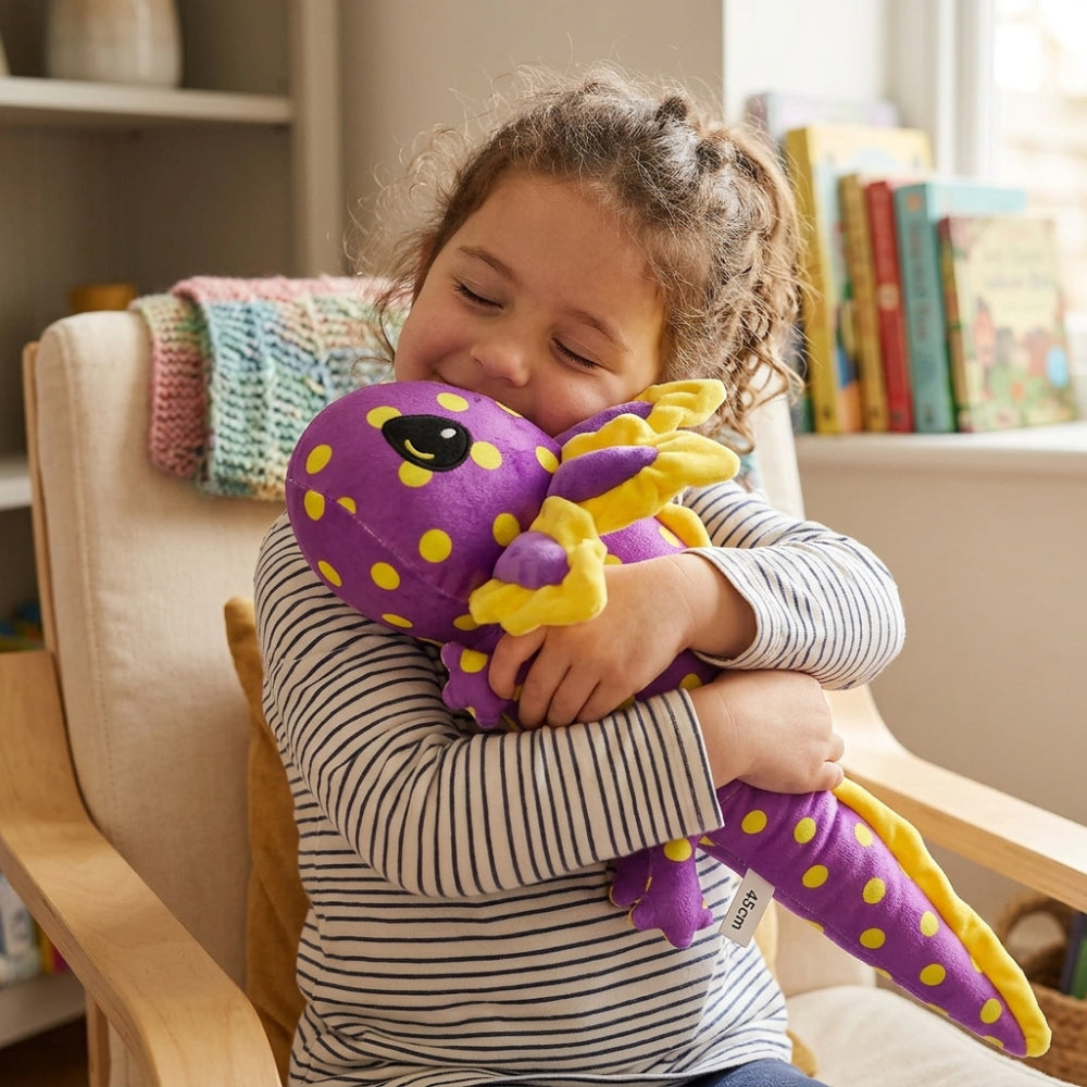 Axolotl Kuscheltier Mit Punkten