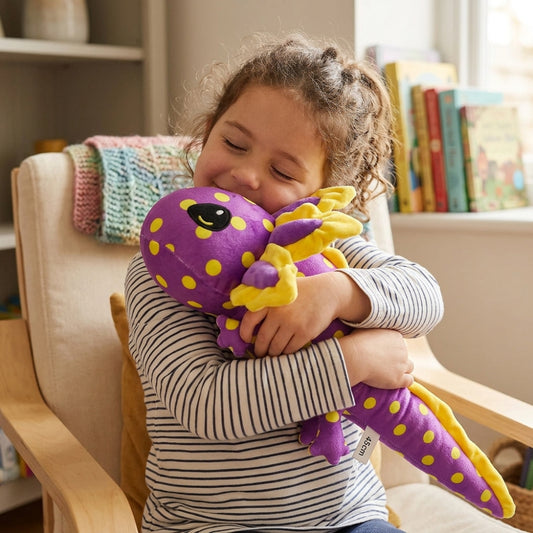 Axolotl Kuscheltier Mit Punkten