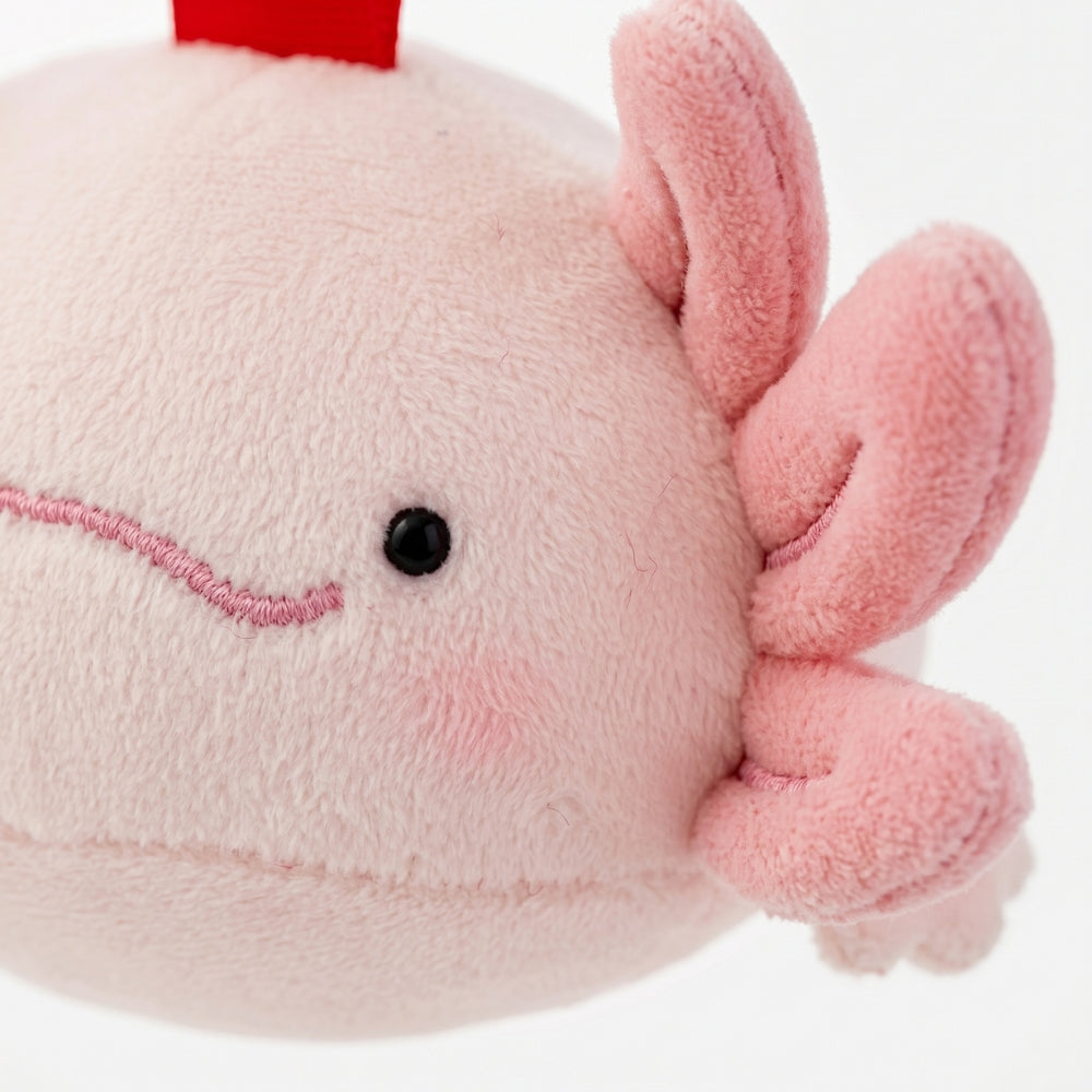 Axolotl Plüsch Schlüsselanhänger Rosa