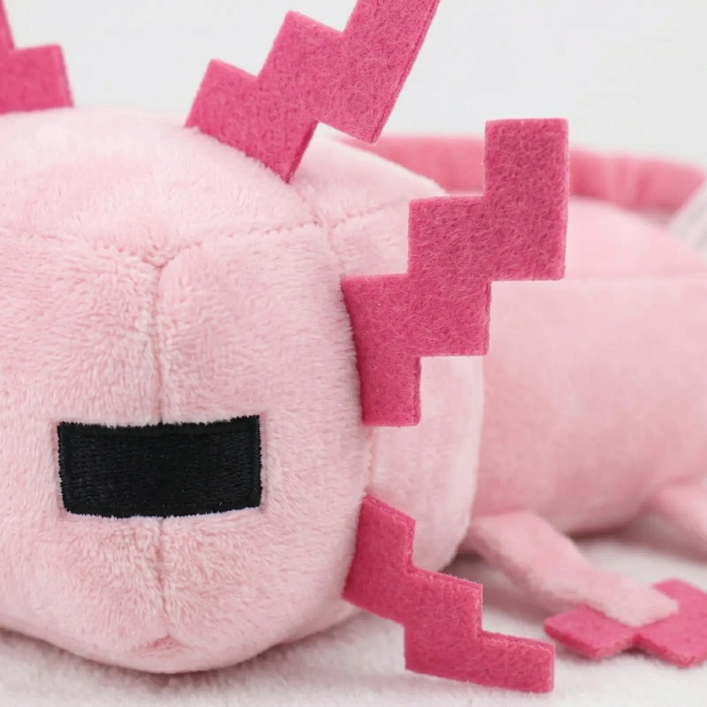Axolotl Plüschtier Im Pixel Design