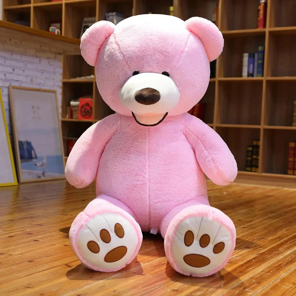 Bär Kuscheltier XXL Rosa 130 cm