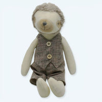 Beiges Faultier Kuscheltier
