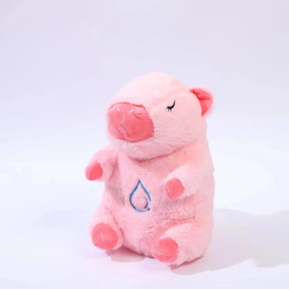 Beruhigendes Capybara Kuscheltier Rosa
