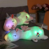 Blaues Einhorn Kuscheltier Mit Nachtlicht