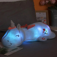Blaues Einhorn Kuscheltier Mit Nachtlicht