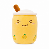 Bubble Tea Plüschtier 70 cm Jaune 2 yeux ouverts