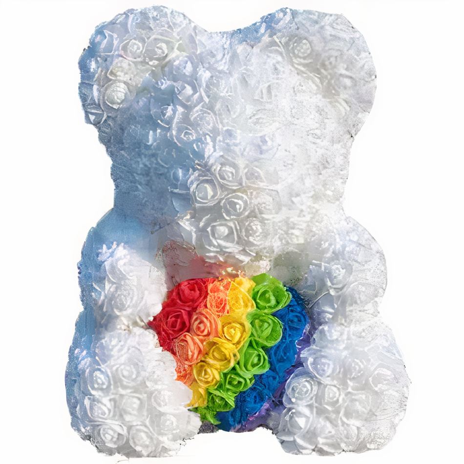 Bunter Teddybär In Regenbogenfarben