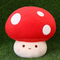 Buntes Pilz Plüschtier Rot 30 cm