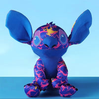 Buntes Stitch Plüschtier Blau Rosa