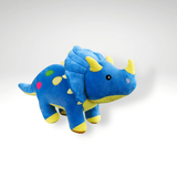 Buntes Triceratops Kuscheltier 100 cm Blau