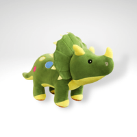 Buntes Triceratops Kuscheltier 100 cm Grün