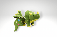 Buntes Triceratops Kuscheltier
