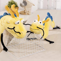 Chinesischer Drache Kuscheltier Gelb