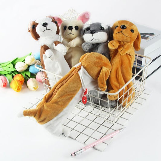 Dackel Federmäppchen Aus Plüsch