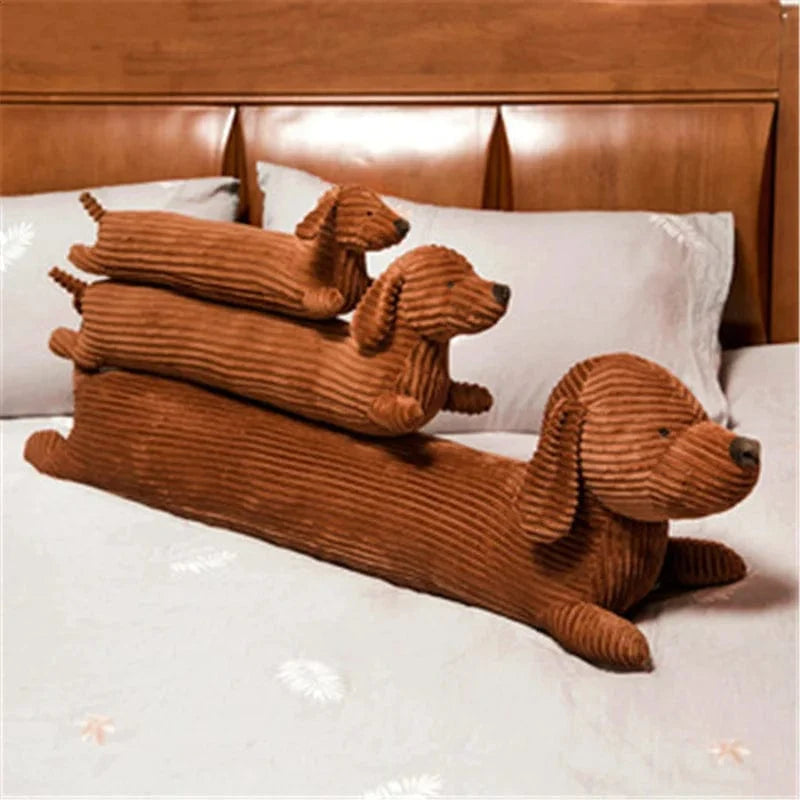Dackel Kuscheltier Braun Und Flauschig 55 cm