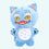 K-Pop Demon Hunters Kuscheltier Derpy Tiger Stehend
