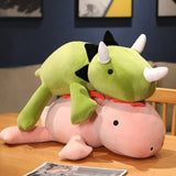 Dino Kuscheltier Mit Mähne Und Hörnern