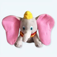 Dumbo Kuscheltier Grau Mit Rosa Ohren