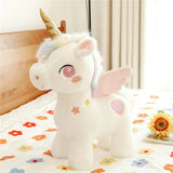 Einhorn Kuscheltier Mit Flügel Rosa 25 cm