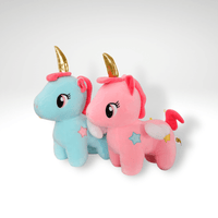 Einhorn Kuscheltier Mit Goldenem Horn
