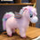Einhorn Kuscheltier Regenbogen Mit Flügeln Und Goldhorn