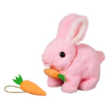 Elektrischer Osterhase Plüschtier Mit Licht Rosa