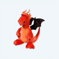 Fantasy Drache Kuscheltier In Rot 48 cm