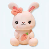 Flauschiges Rosa Häschen Plüschtier 35 cm