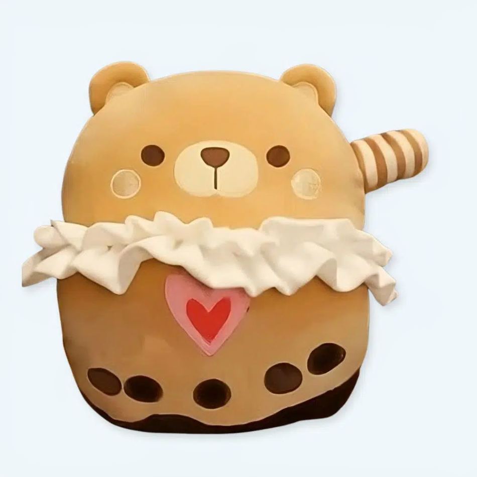 Fröhlicher Teddybär Kuscheltier