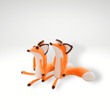 Fuchs Kuscheltier Mit Knöpfen