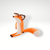 Fuchs Kuscheltier Mit Knöpfen