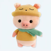 Gelbes Schwein Kuscheltier 50 cm