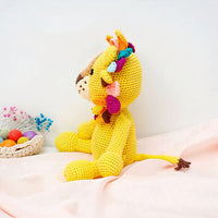 Gestricktes Löwen Kuscheltier