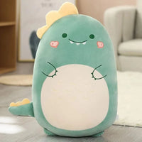 Glückliches Grünes Dino Kuscheltier 60 cm