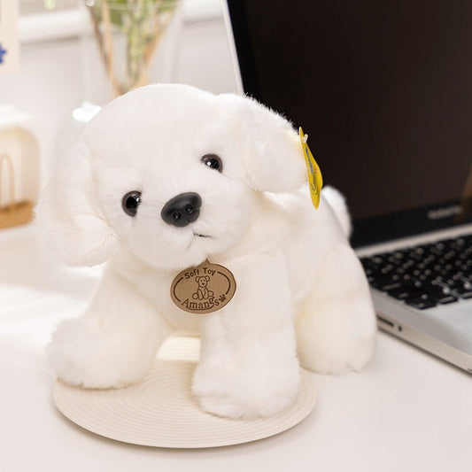 Golden Retriever Kuscheltier Weiß 27 cm