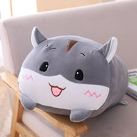 Grauer Hamster Plüschtier 90 cm