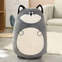 Grauer Wolf Kuscheltier