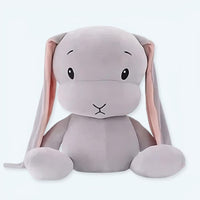 Graues Kaninchen Kuscheltier 50 cm