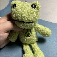 Grüner Frosch Kuscheltier
