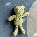 Grüner Frosch Kuscheltier