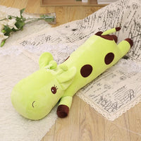 Grünes Giraffen Kuscheltier XXL 125 cm