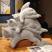 Hai Katzen Kuscheltier 90 cm