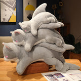 Hai Katzen Kuscheltier 90 cm